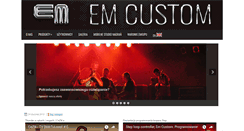 Desktop Screenshot of emcustom.eu