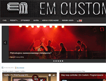 Tablet Screenshot of emcustom.eu